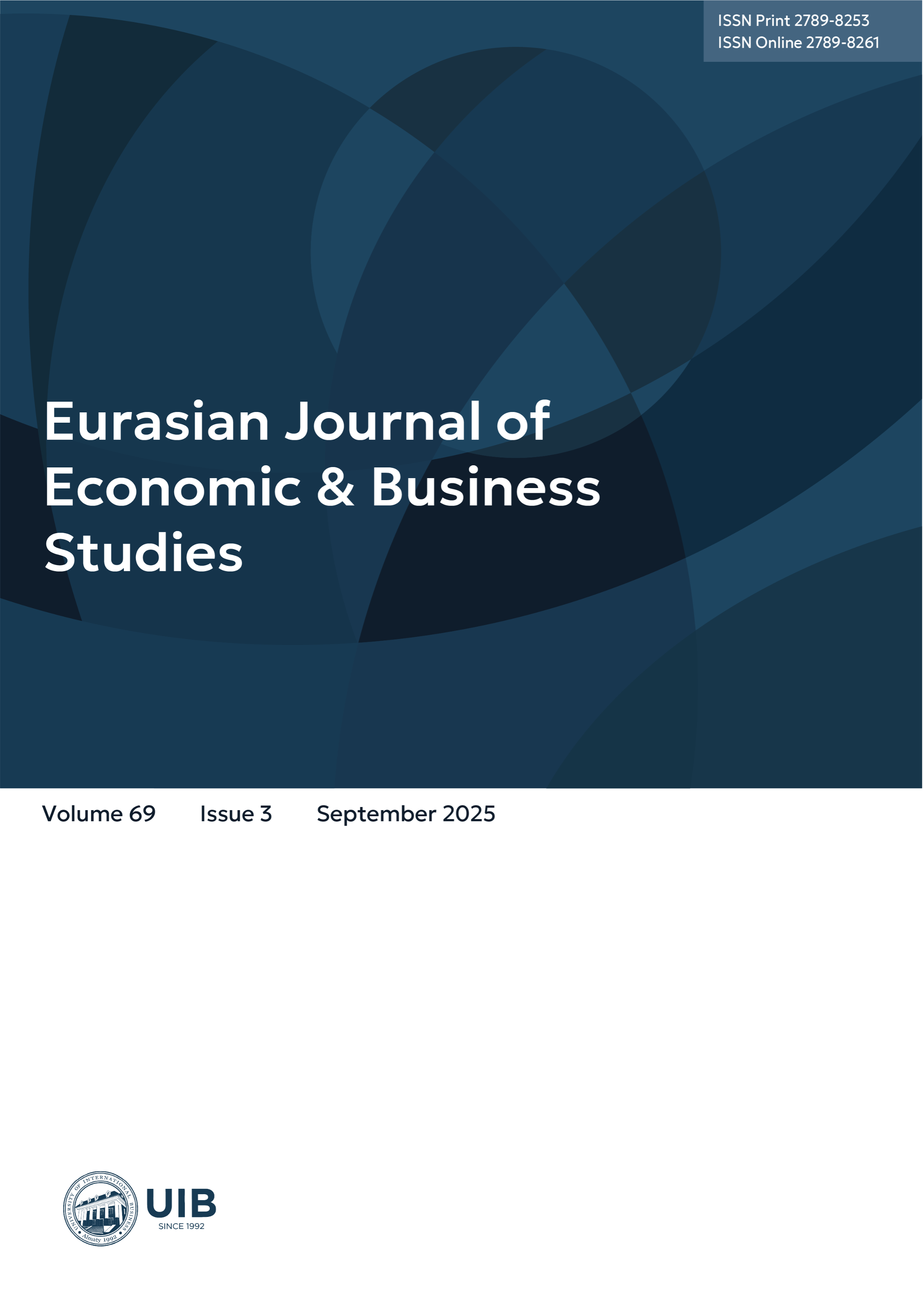 										View Vol. 69 Issue 3 (2025): Eurasian Journal of Economic and Business Studies
									